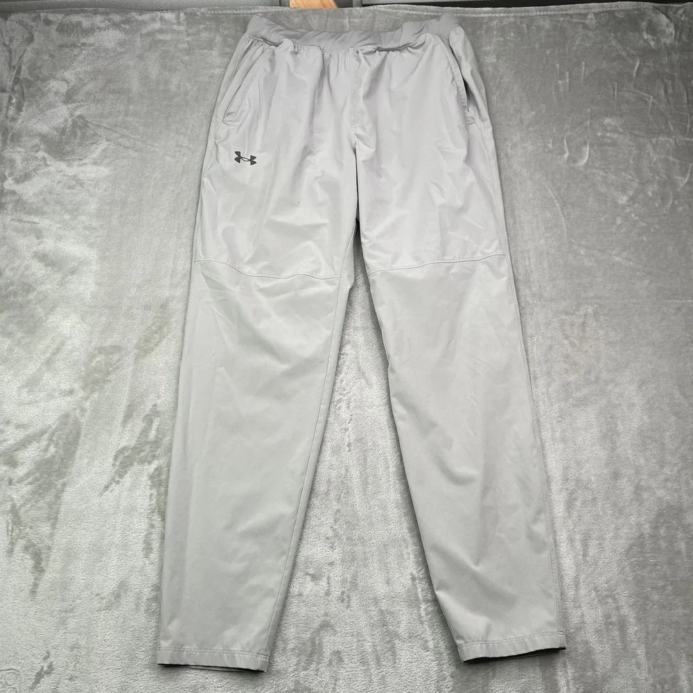Under‎ Armour Storm Tapered Athletic Pants Mens Large Gray Fitted Athleisure